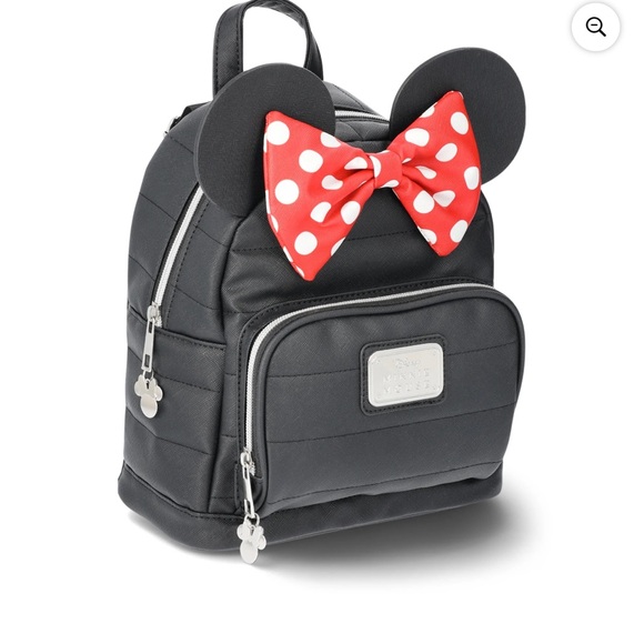 Disney Minnie Mouse Kids Backpack - Black and Red - Picture 4 of 4
